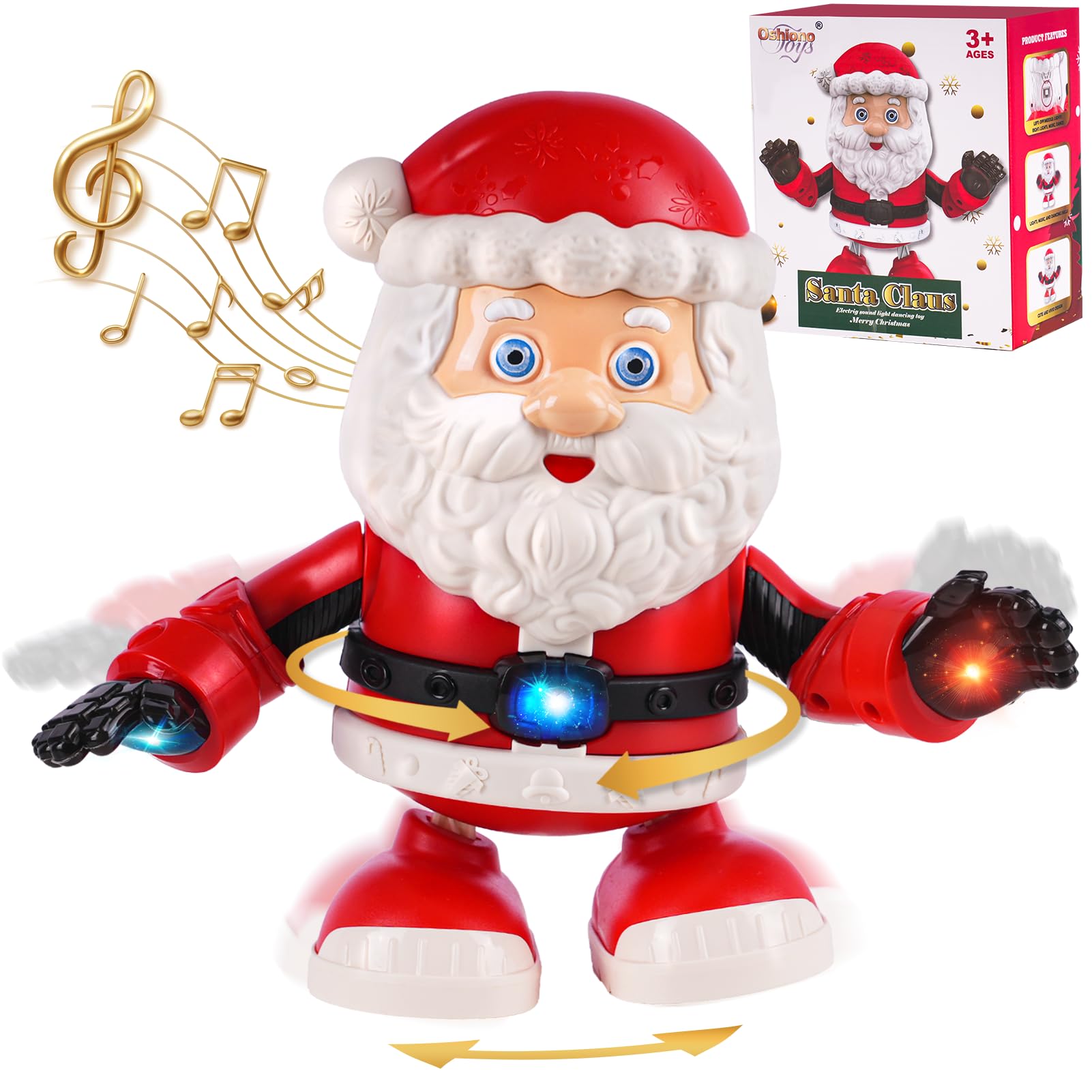 WHIMSYLAND Twerking Santa Claus with Music, Singing and Dancing